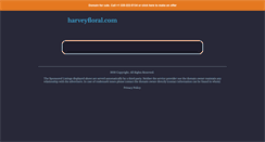 Desktop Screenshot of harveyfloral.com